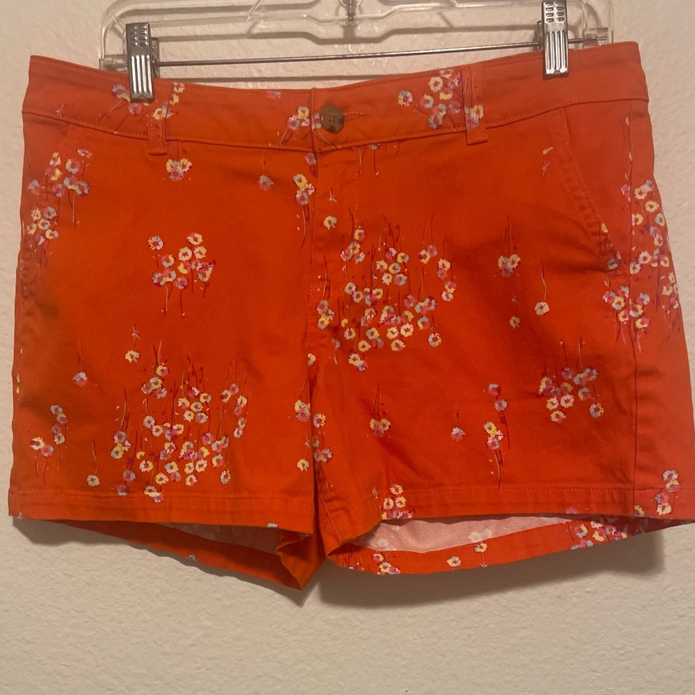 ANA Twill Floral Shorts SZ 10
